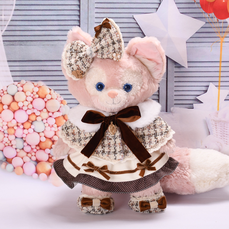 千鳥格プリンセススカート4点セット (人形を除く)