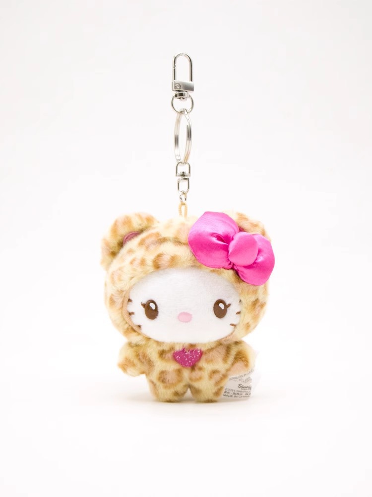 ペンダント-イエローラテヒョウ柄キティ