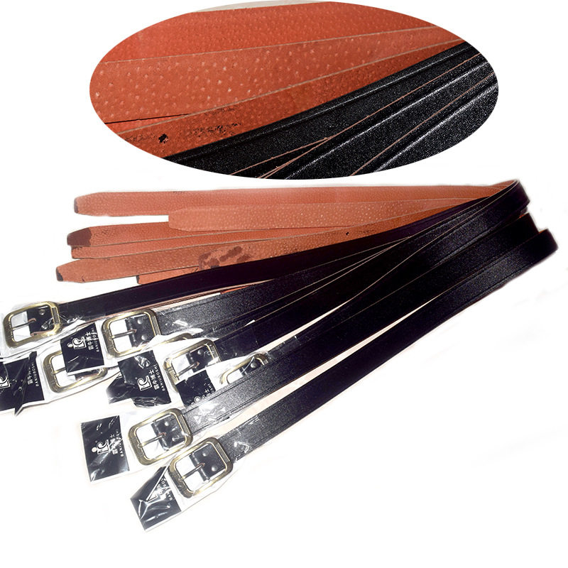 4.0cm豚革模造銅ピン留め