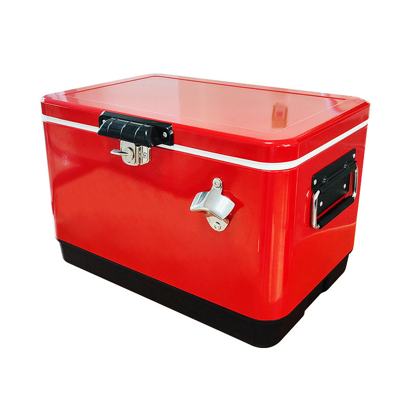 赤色保冷ボックス 50x30x32cm