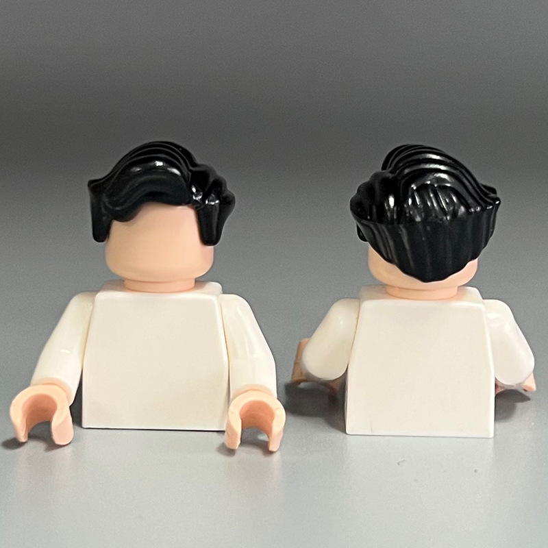 43751 ウェーブのかかったショートヘア ブラック