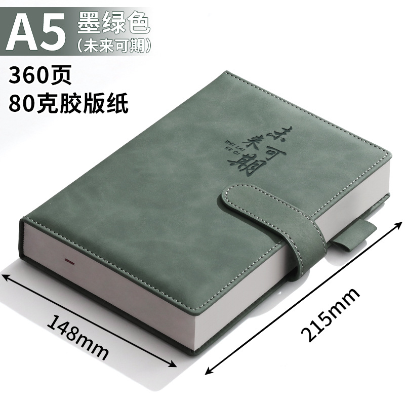 A5-360ページ ダークグリーン（今後も期待可能）