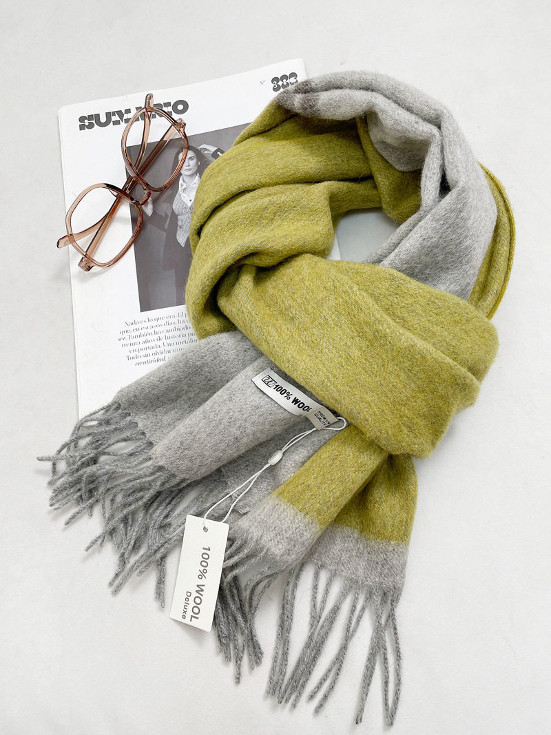 カラーブロックグリーン