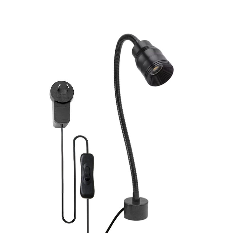 C型丸型マグネット[7W]黒220Vオーストラリアプラグ