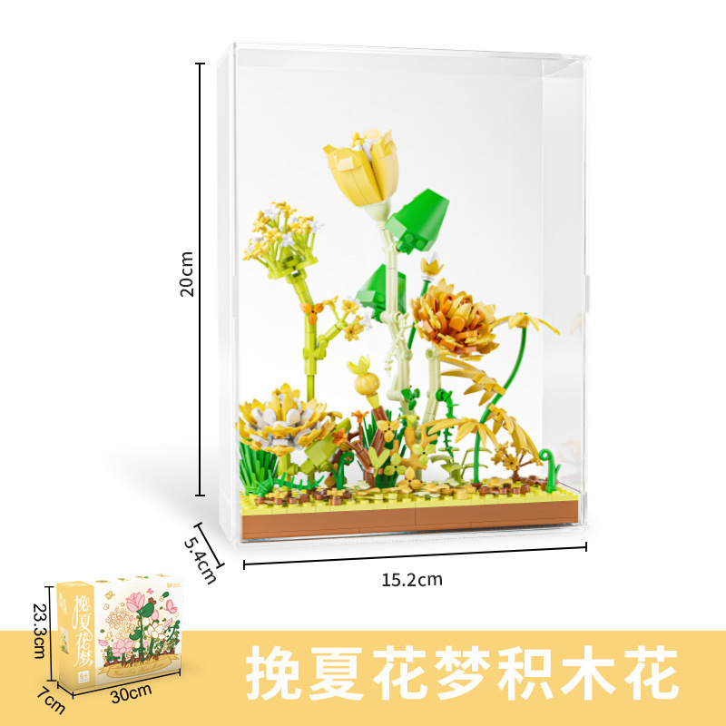 2126挽夏花夢30cm美しいギフトボックス【アクリル防塵カバー付き】