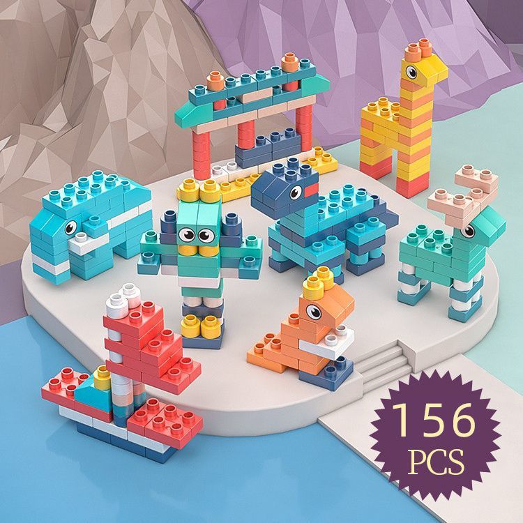 【動物積み木156個】ロスインパルスモデル