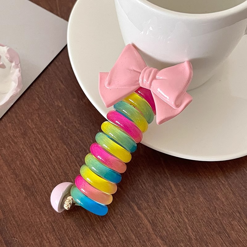 9 # ピンク二重蝶結び巻きひも