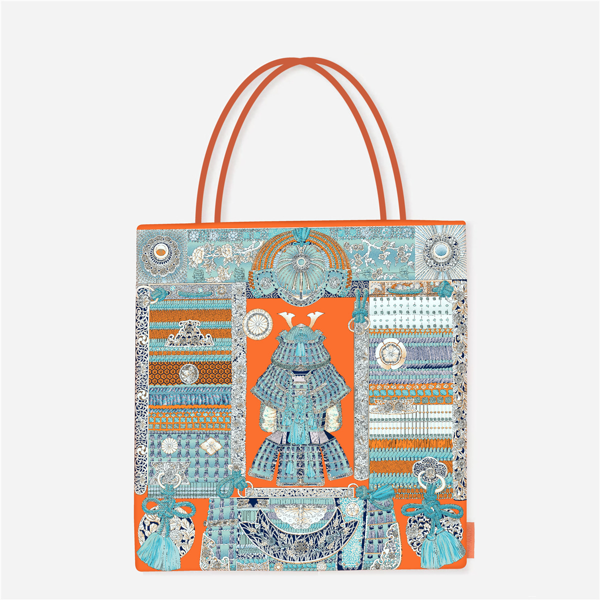 オレンジ色の鎧