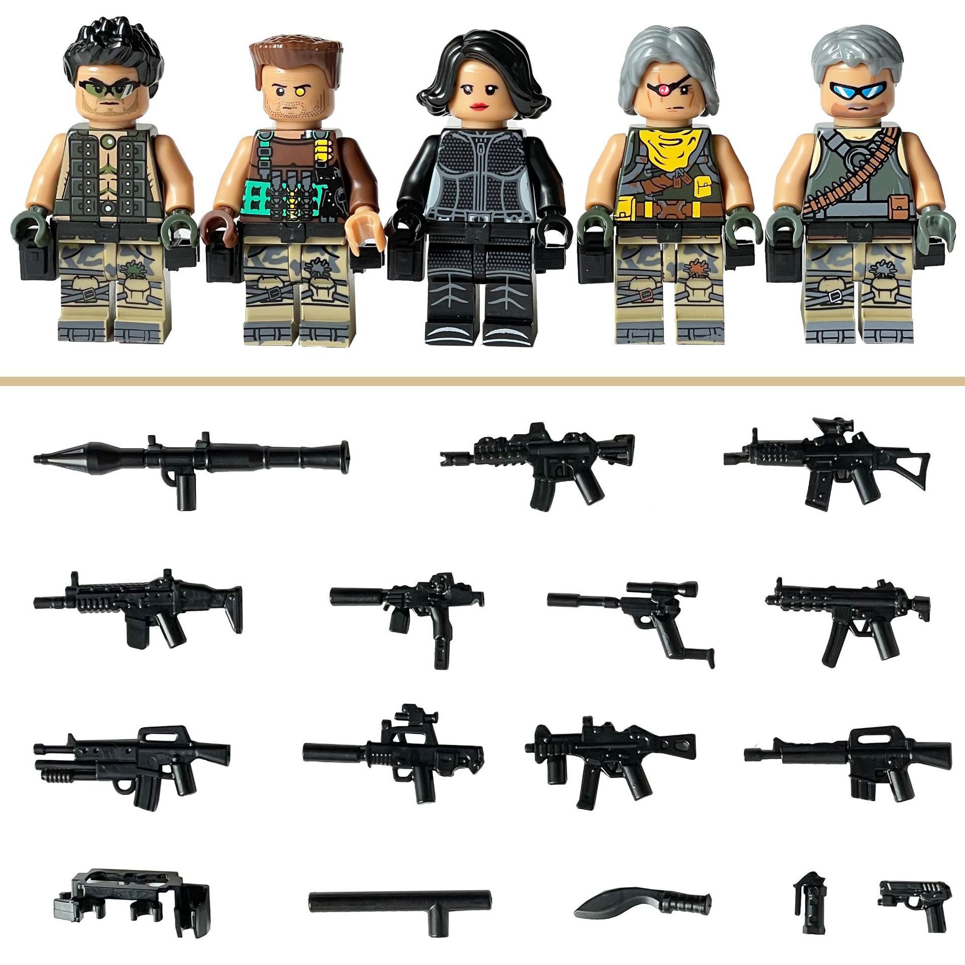 傭兵 5体セット 武器付き