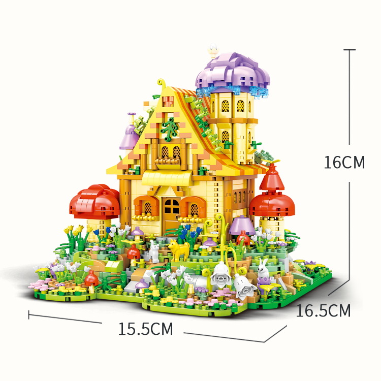 665A メルヘンキャッスル 2158 パーティクル [ストリングライト付き]