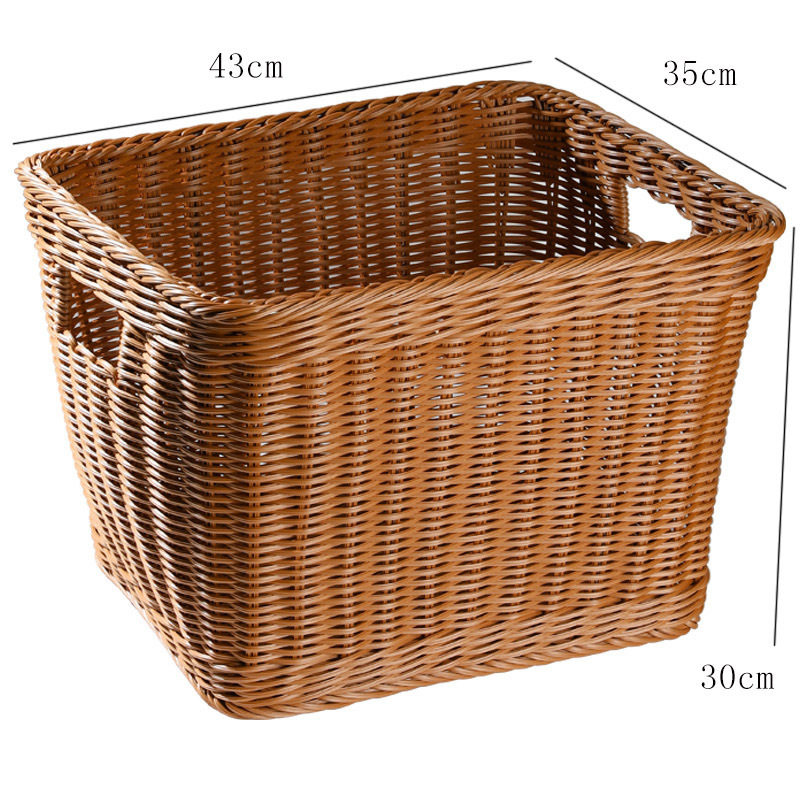 薄い茶色の43*35*30cm