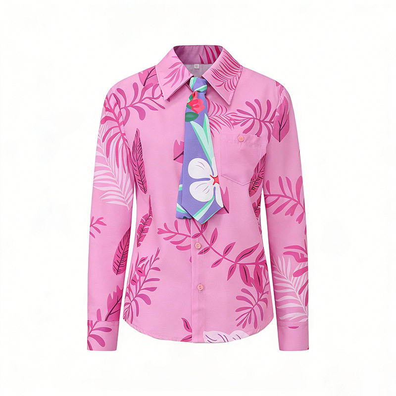 ピンクのトップス - 長袖