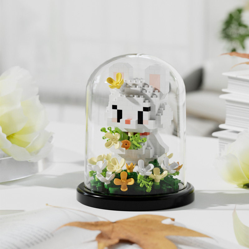 Lサイズ - キンモクセイ翡翠ウサギ ダストカバー付き 403個