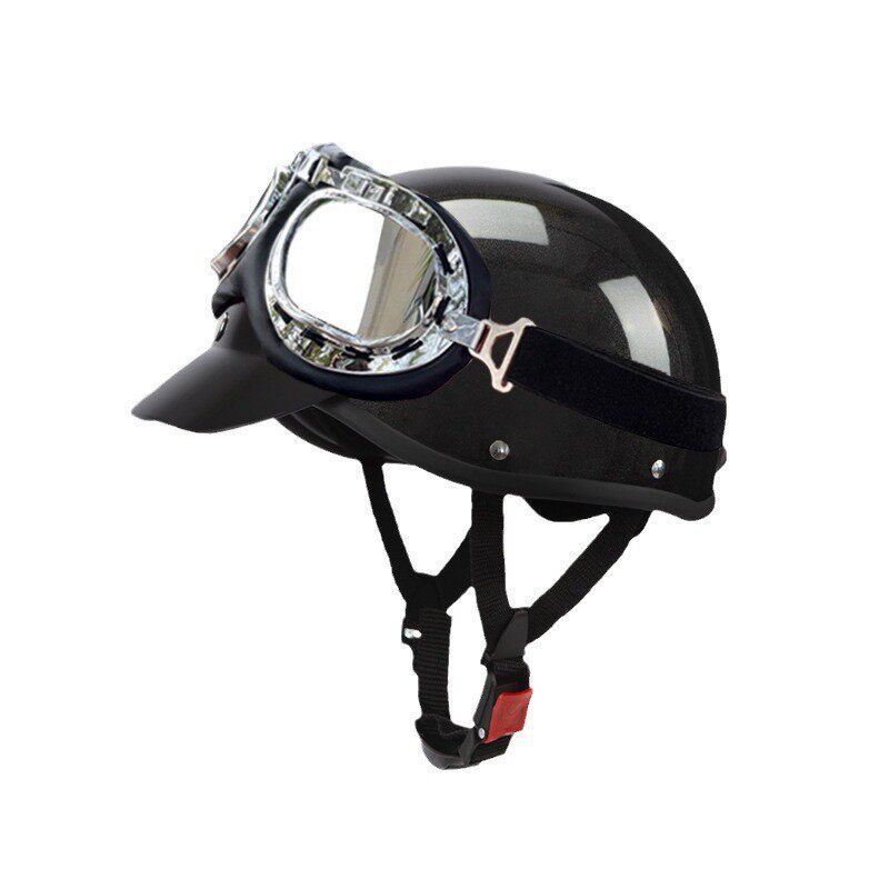 3C黒つば透明ゴーグル