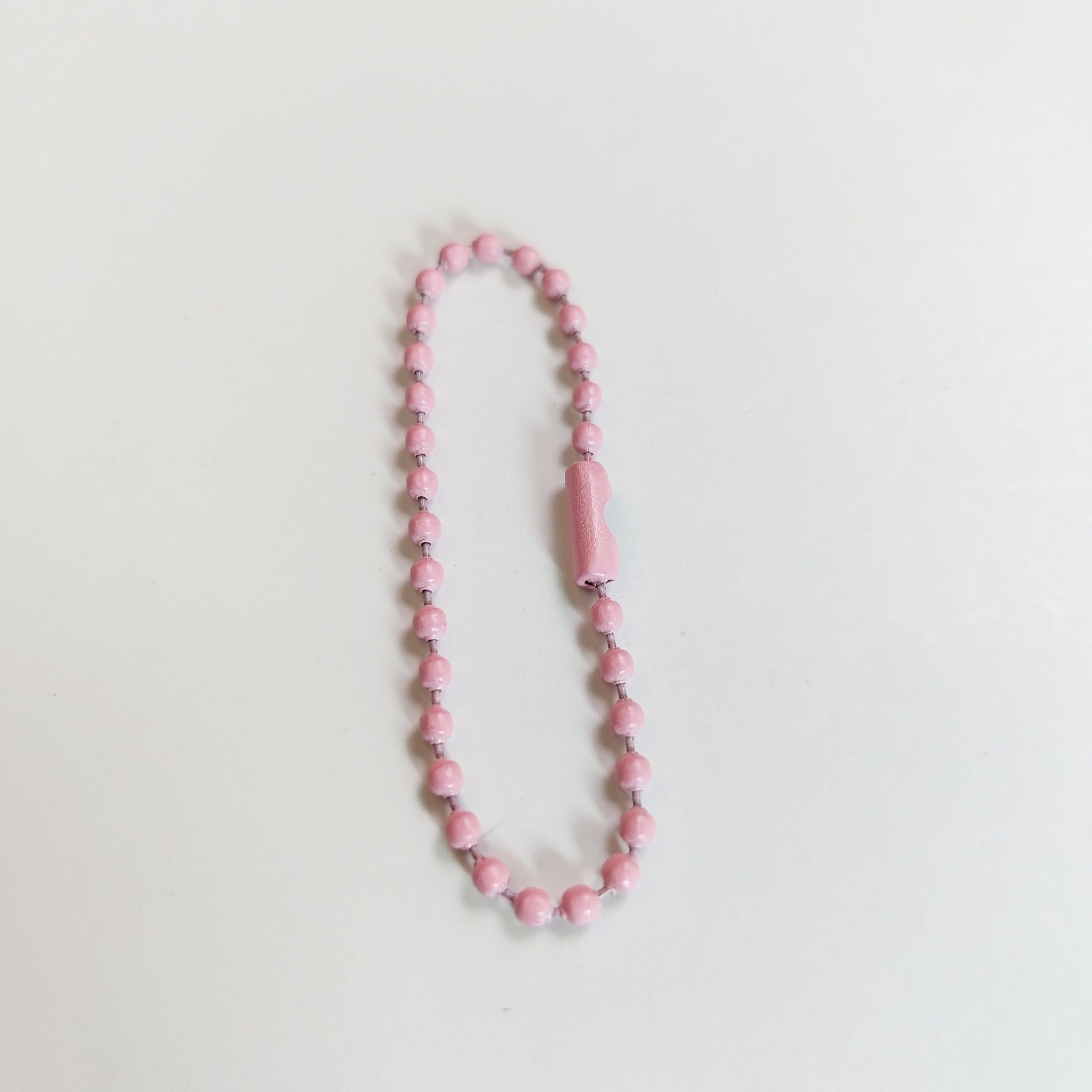 ピンクウェーブビーズチェーン(12cm)