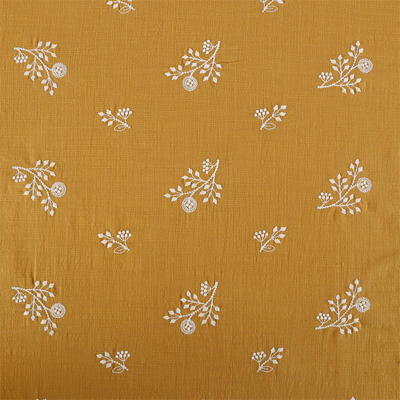 E15375 イエロー(ドア幅125cm 綿70% レーヨン30%)