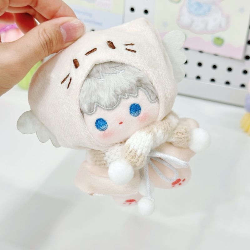 10cm カーキ子猫マント（マント＋スカーフ）