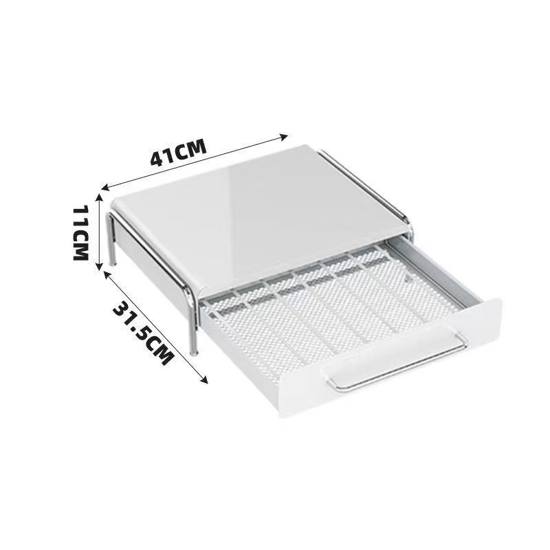 大型コーヒーカプセル収納ラック ホワイト