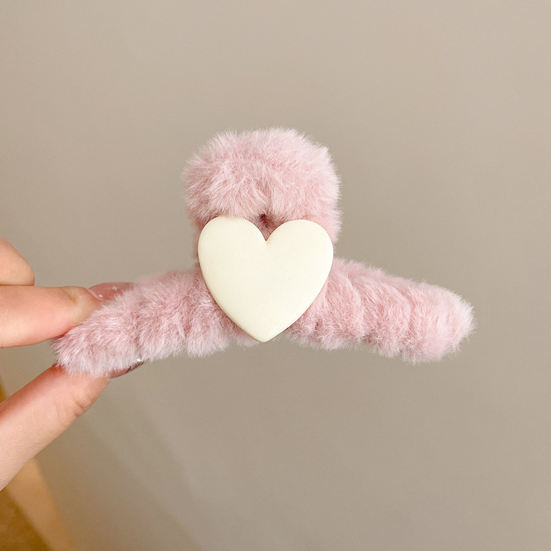 3#ピンクホワイトラブボトムクリップ11cm