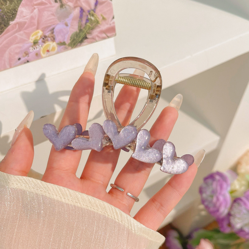 1 # 紫色の愛のクリップ