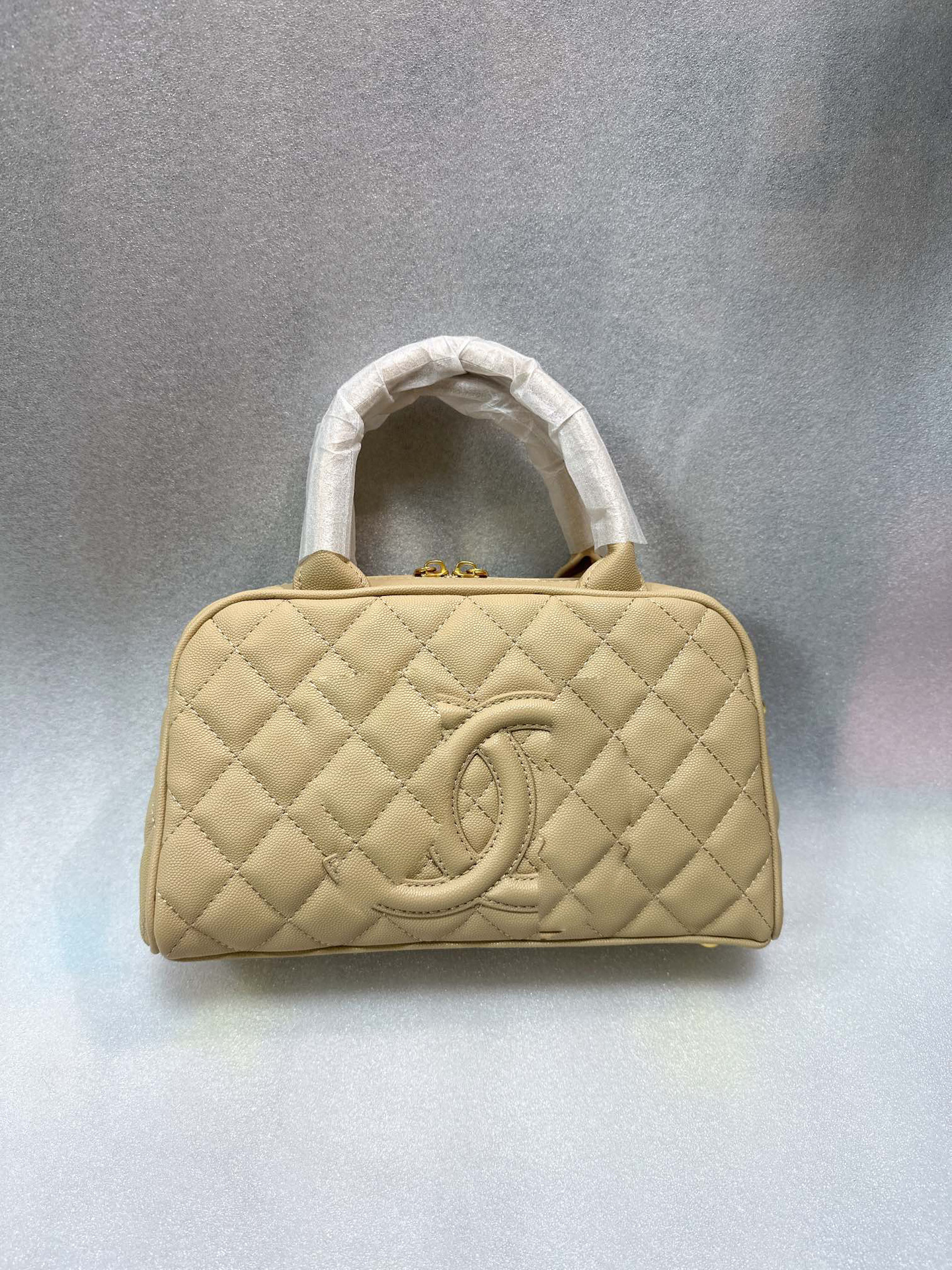 高品質のアプリコットカラーボウリングバッグ