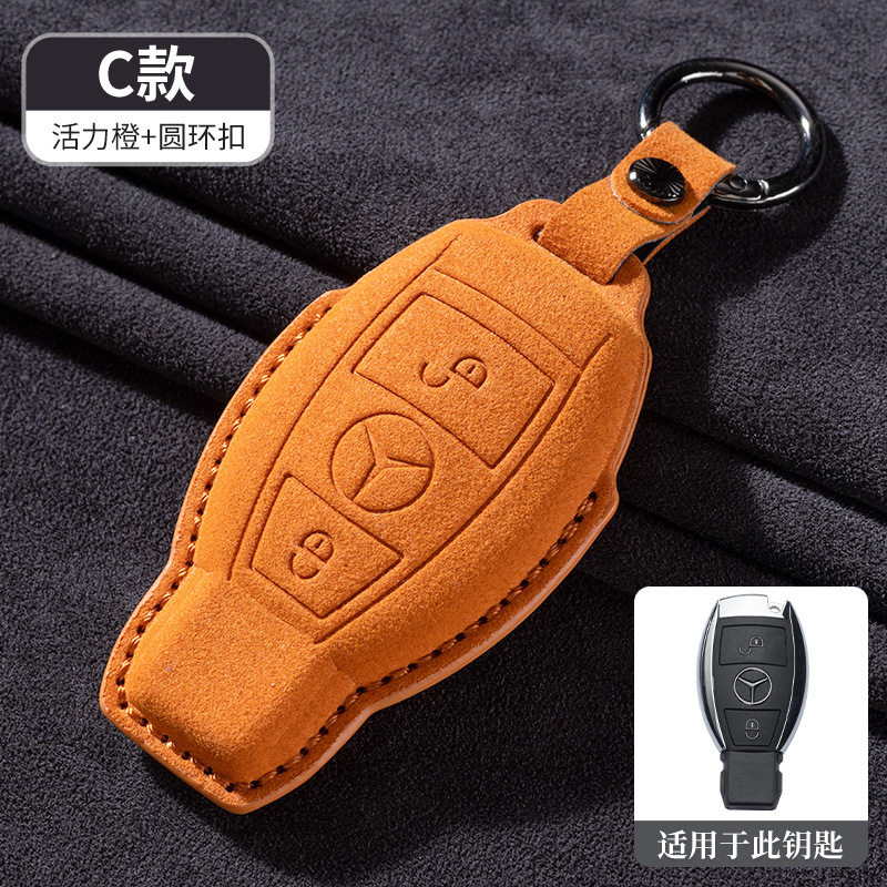 Cタイプのオレンジ色のバックル