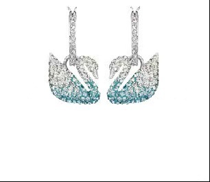 グラデーションブルースワンピアス