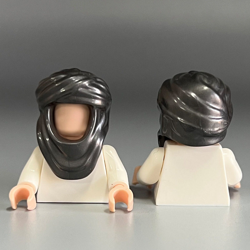 88287-アラビアンヒジャブ ダークシルバーグレー