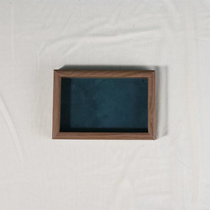 深い胡桃紋トランペット空盤15*22墨緑