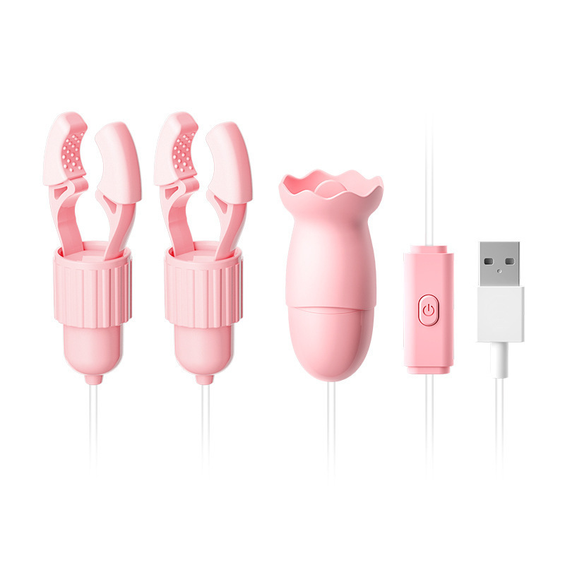 ピンクジェイド ラビット ブレストクランプ(舌舐めタイプ) LL-2340-B 6970556034603