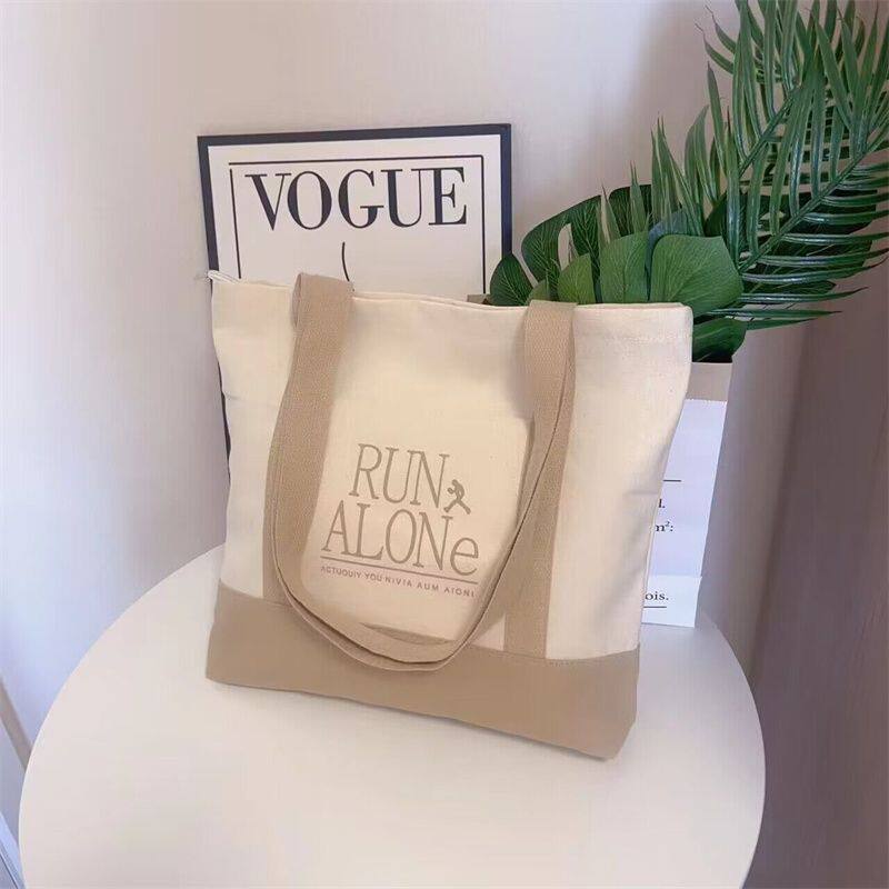 +裏地は厚く、内ポケット付きのジッパー付きカーキALONE