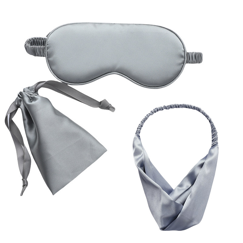 【3点セット】グレー+収納袋+ヘアゴム