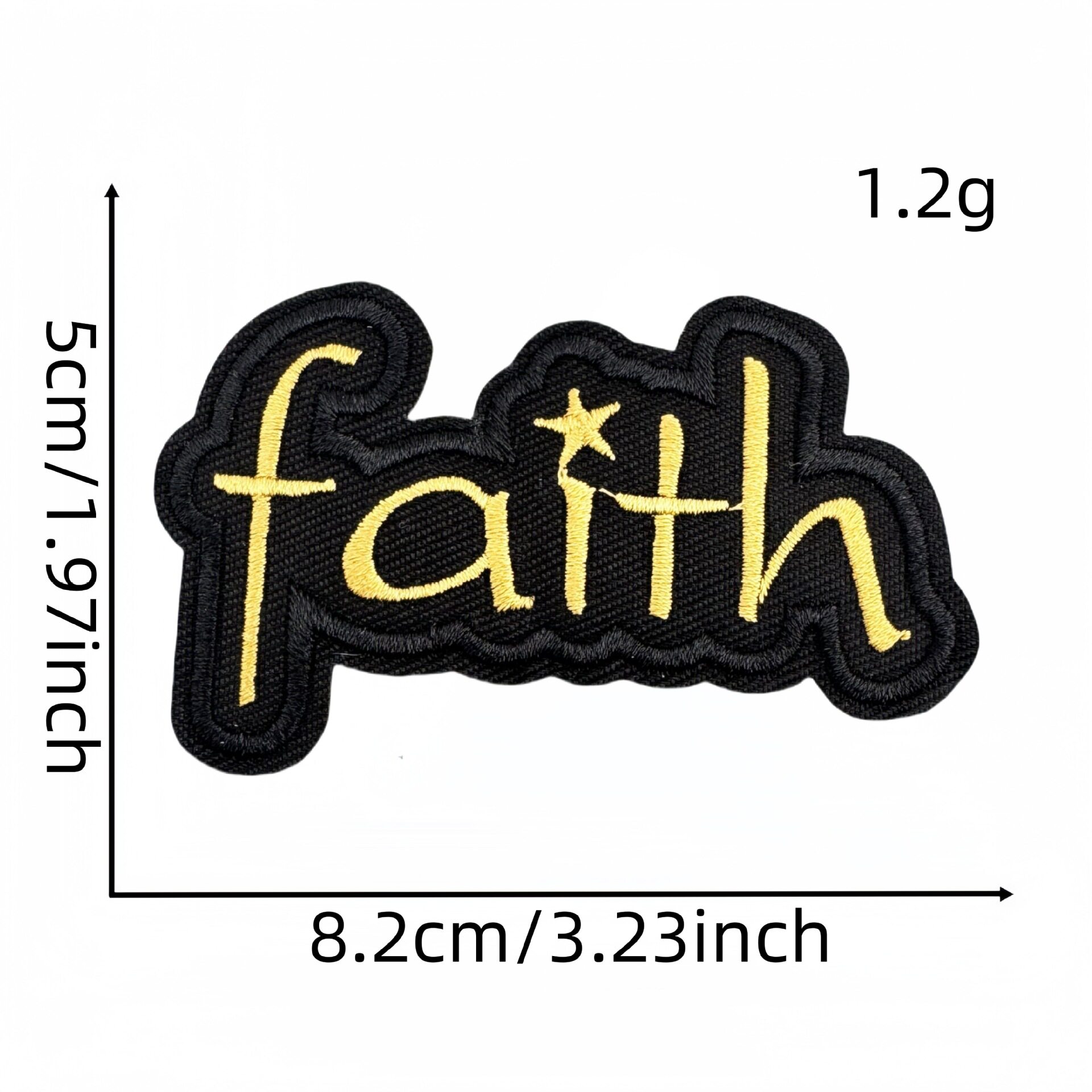 トレンドの英語布ステッカー 38#