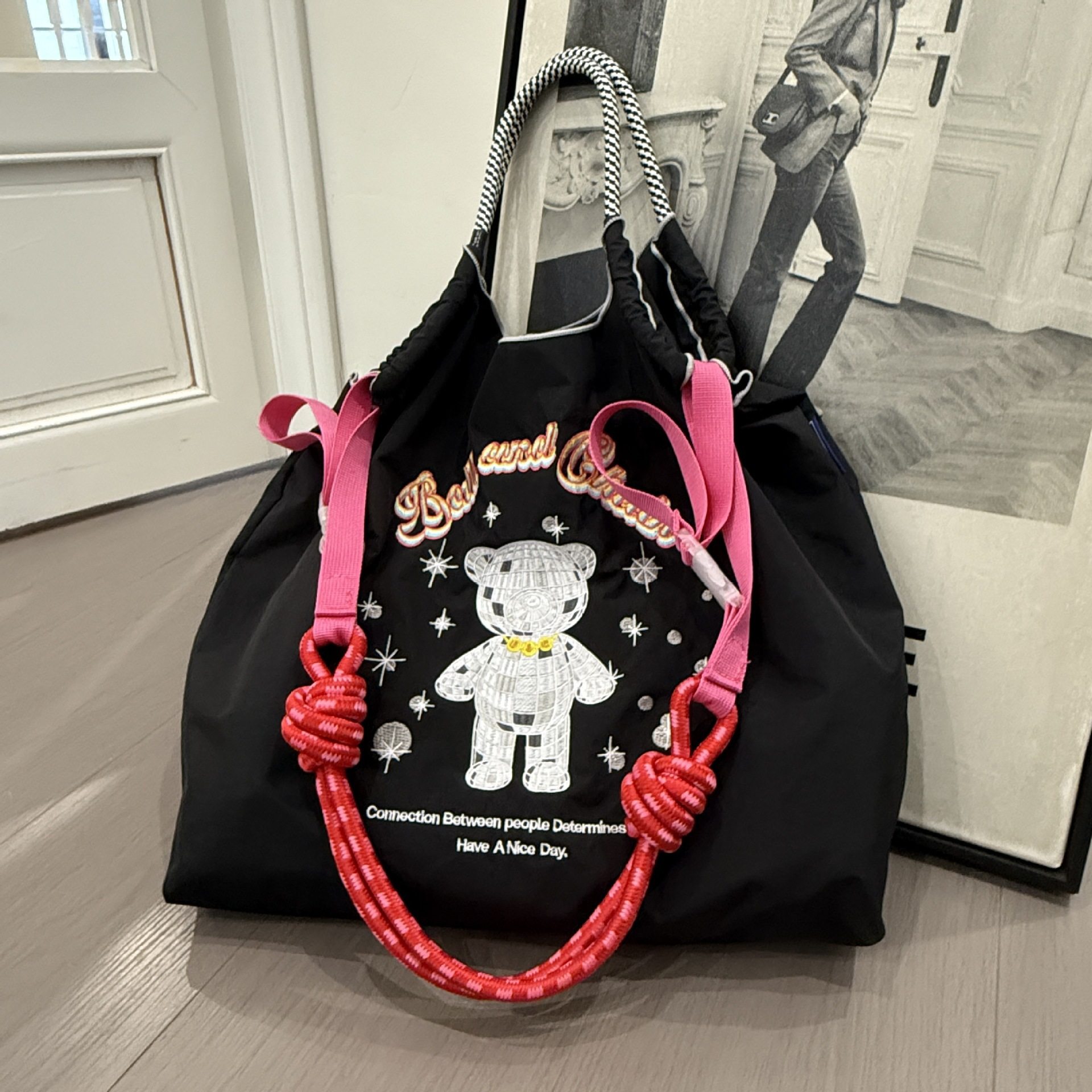 黒色ミラーベア（肩紐なし）