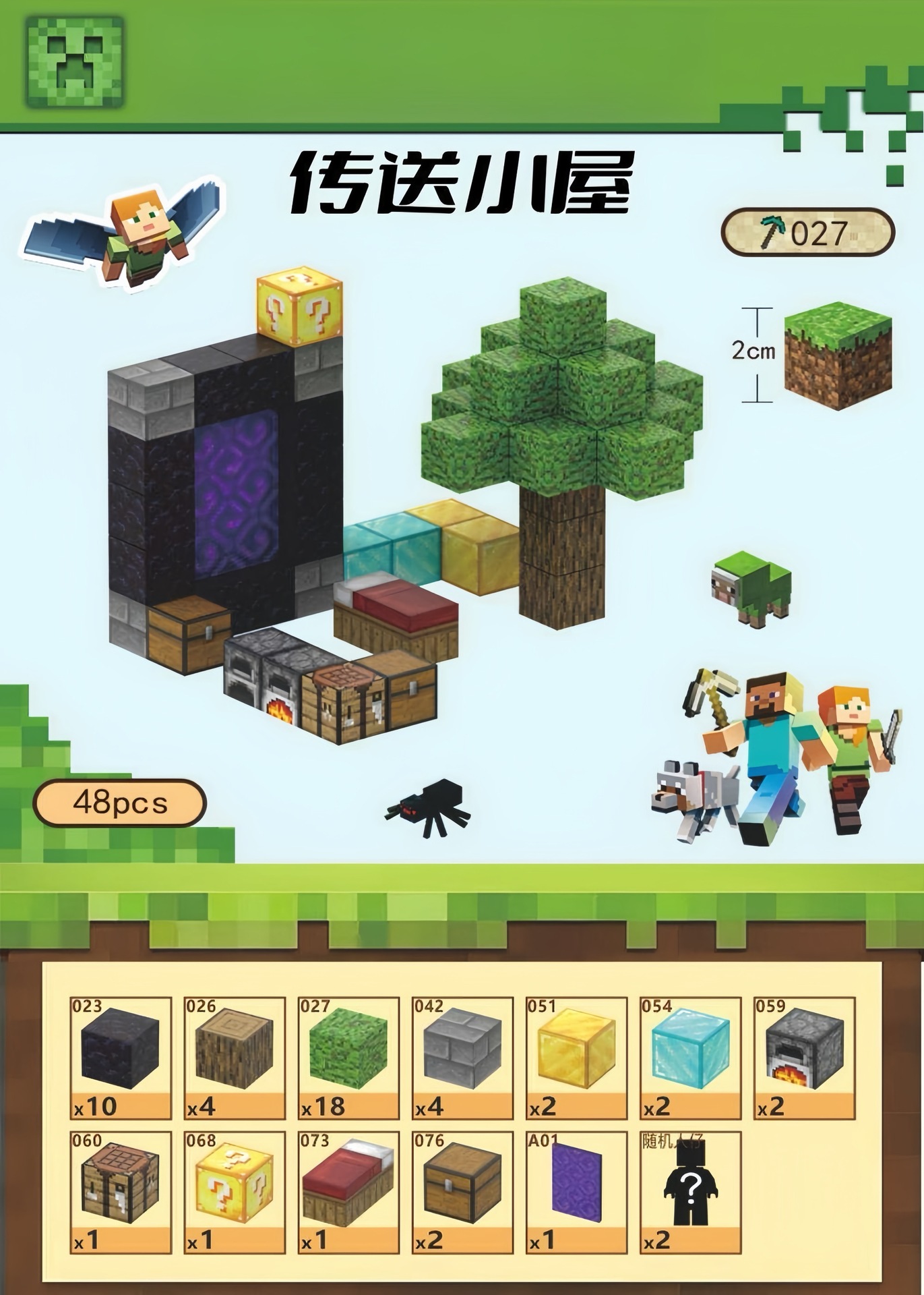 [越境品質] トランスミッションキャビン - 48 パーティクル + ミニフィギュア 2 体 + 説明書