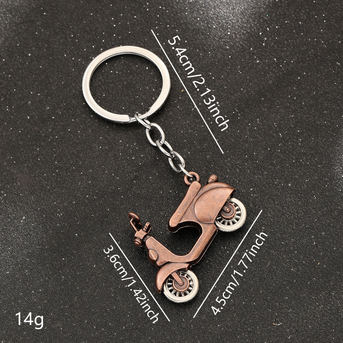 赤銅色の電気自動車