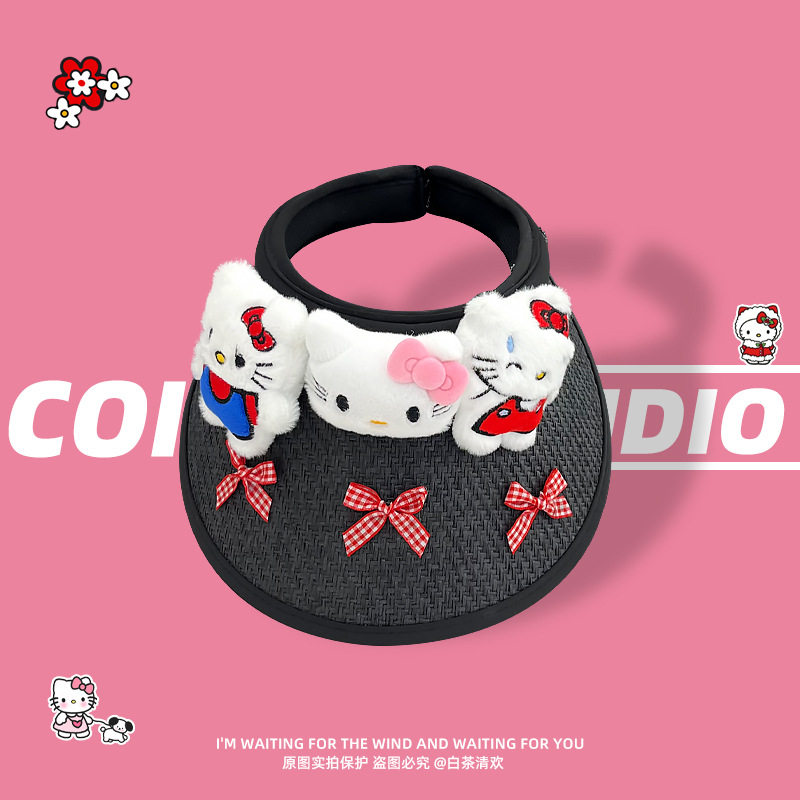 KT キャットボウストローエンプティハットブラック