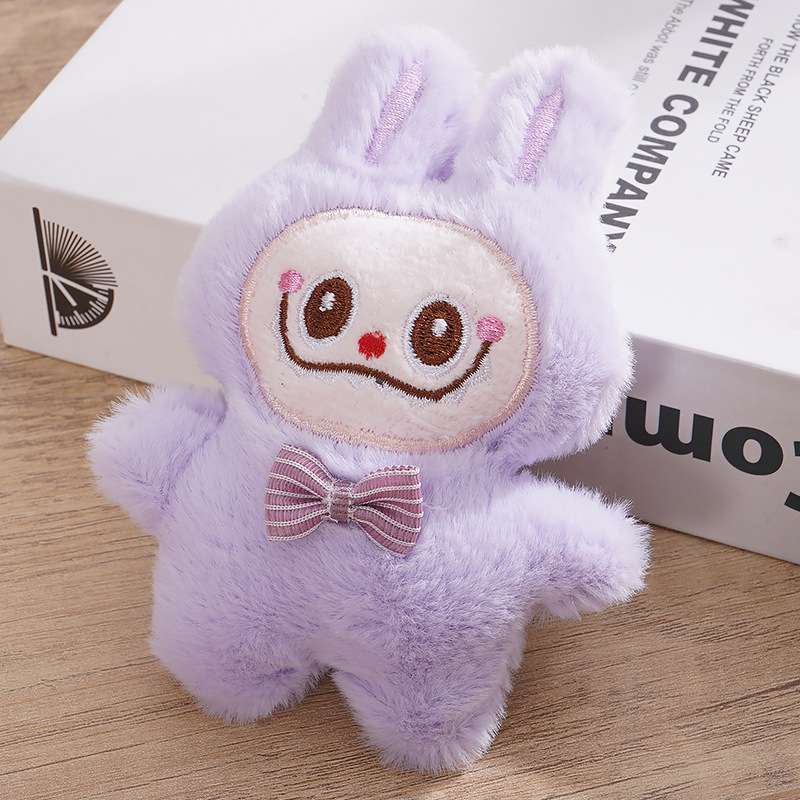 ラブブ＋蝶ネクタイ紫（ペンダントなし）