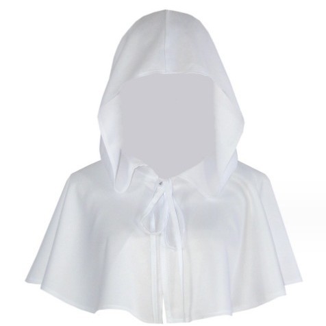 ケープフード - ホワイト