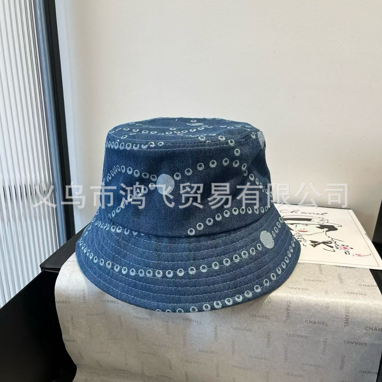 25P デニムフィッシャーマン ダークブルー