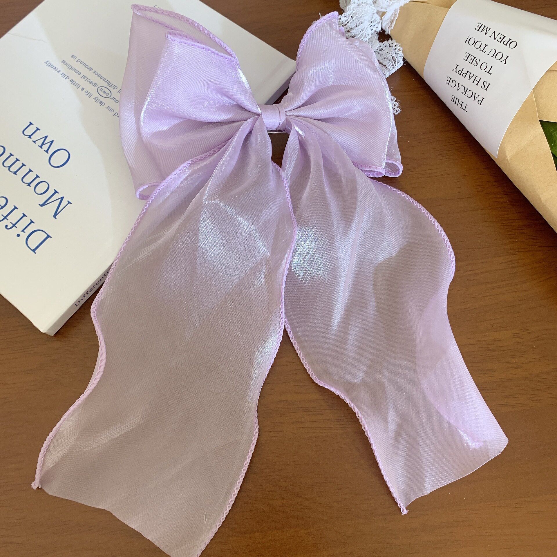 0639-3#パープルリボンアヒルクリップ