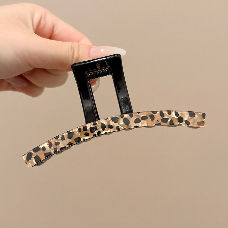2#ヒョウ柄クリップ 11cm