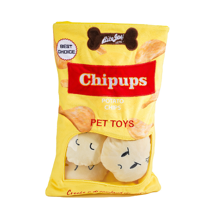 ポテトチップスの隠しフードバッグ
