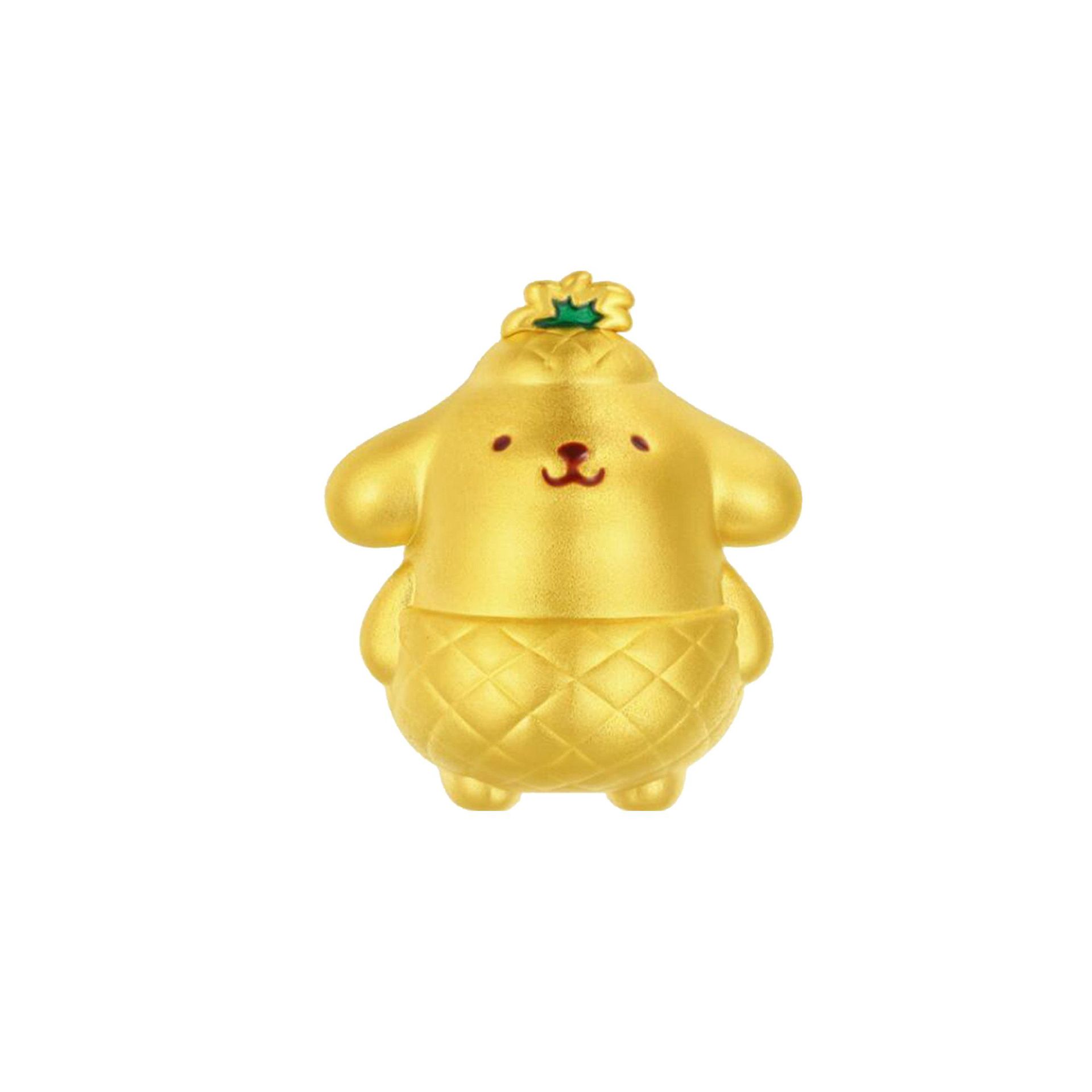 パイナップル プディング ドッグ シングル トランスファー ビーズ