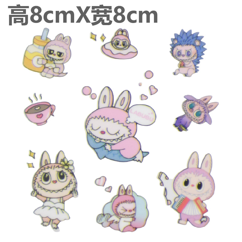 ラブ布ステッカーA