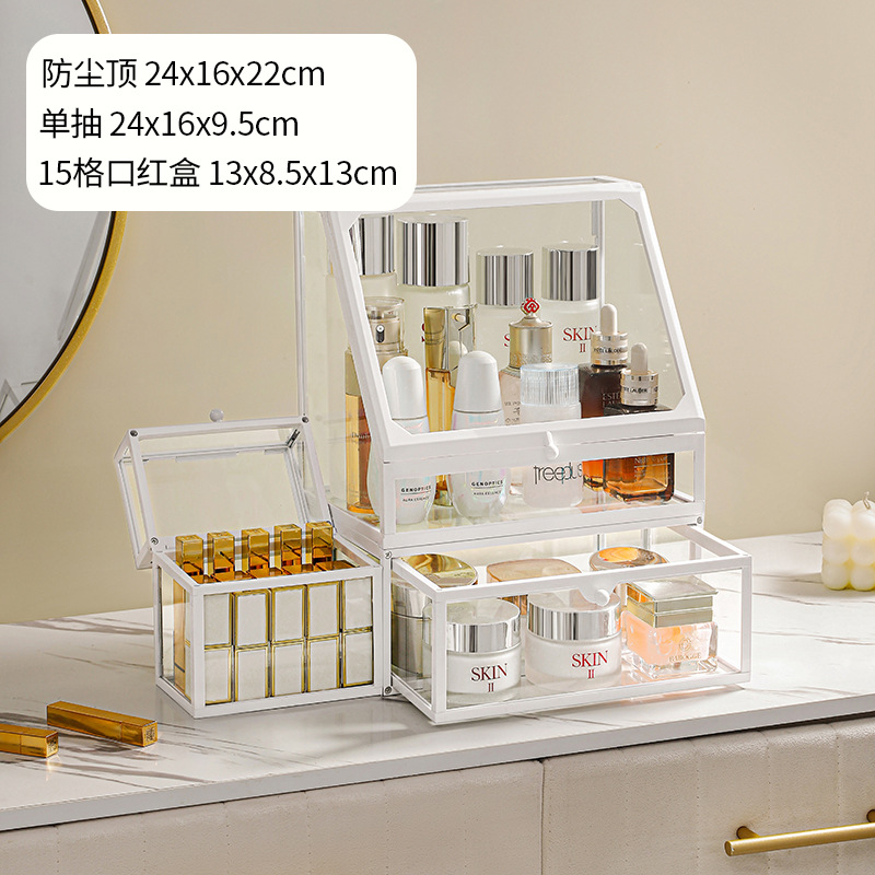 【セット3点セット】フリップトップシングル15マス口赤ケース