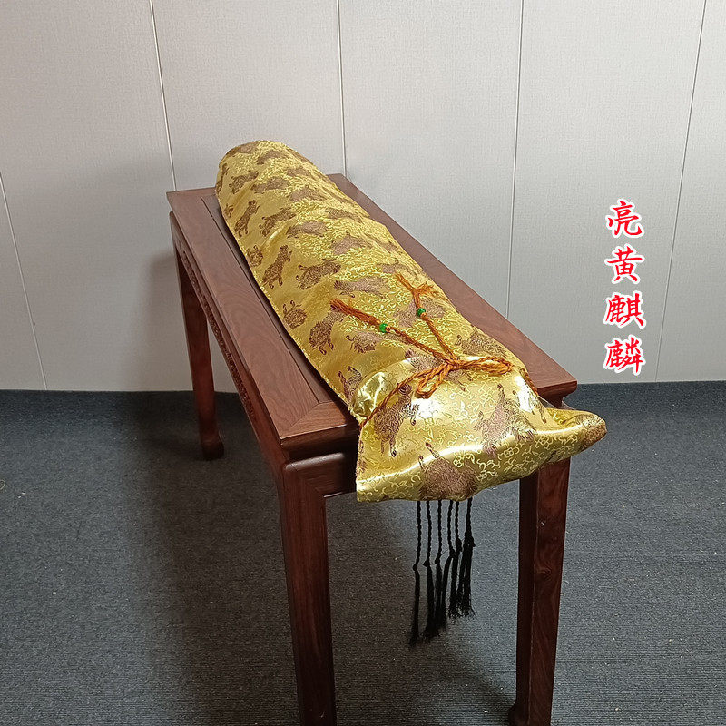 明るい黄麒麟の帯金 (壁にかけることができます)