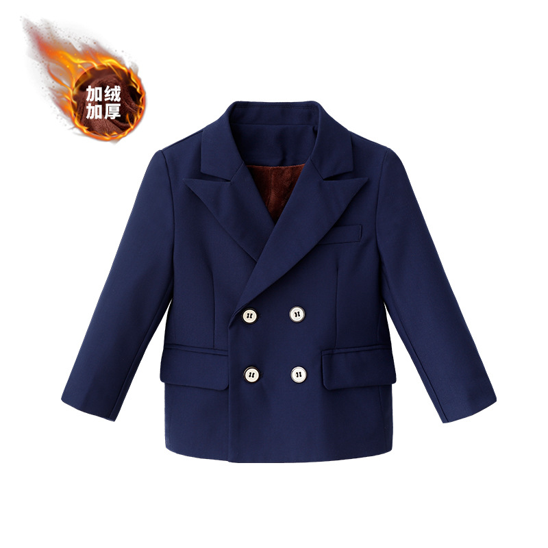 ベルベットチベット青シングルコート