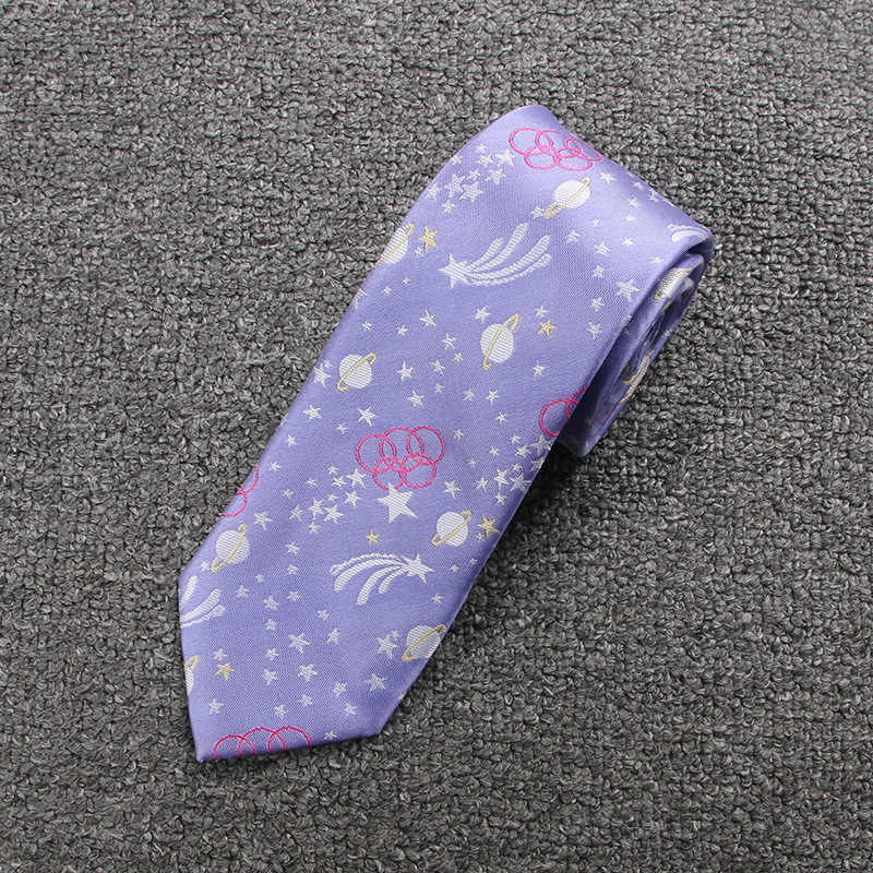 XK 星空ネクタイ パープル