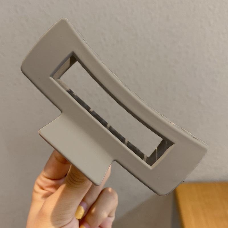 16 # 米灰方形クリップ